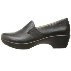 Dansko Jessica Leather Slip-On Clogs Loafers Womens 8.5-9 Black NEW